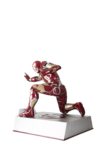 Avengers 2 - Age of Ultron – Iron Man kniend (Lizenzfigur)