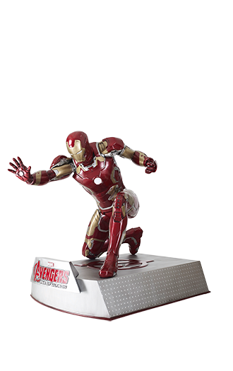 Avengers 2 - Age of Ultron – Iron Man kniend (Lizenzfigur)