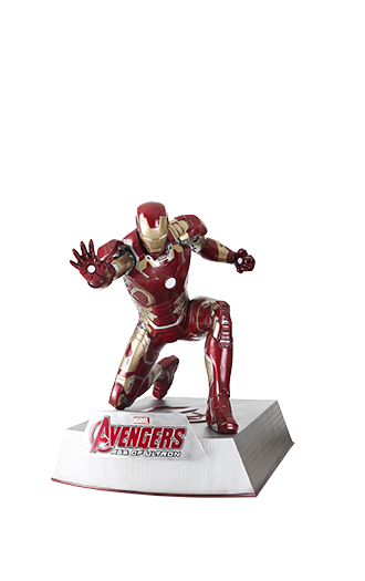 Avengers 2 - Age of Ultron – Iron Man kniend (Lizenzfigur)